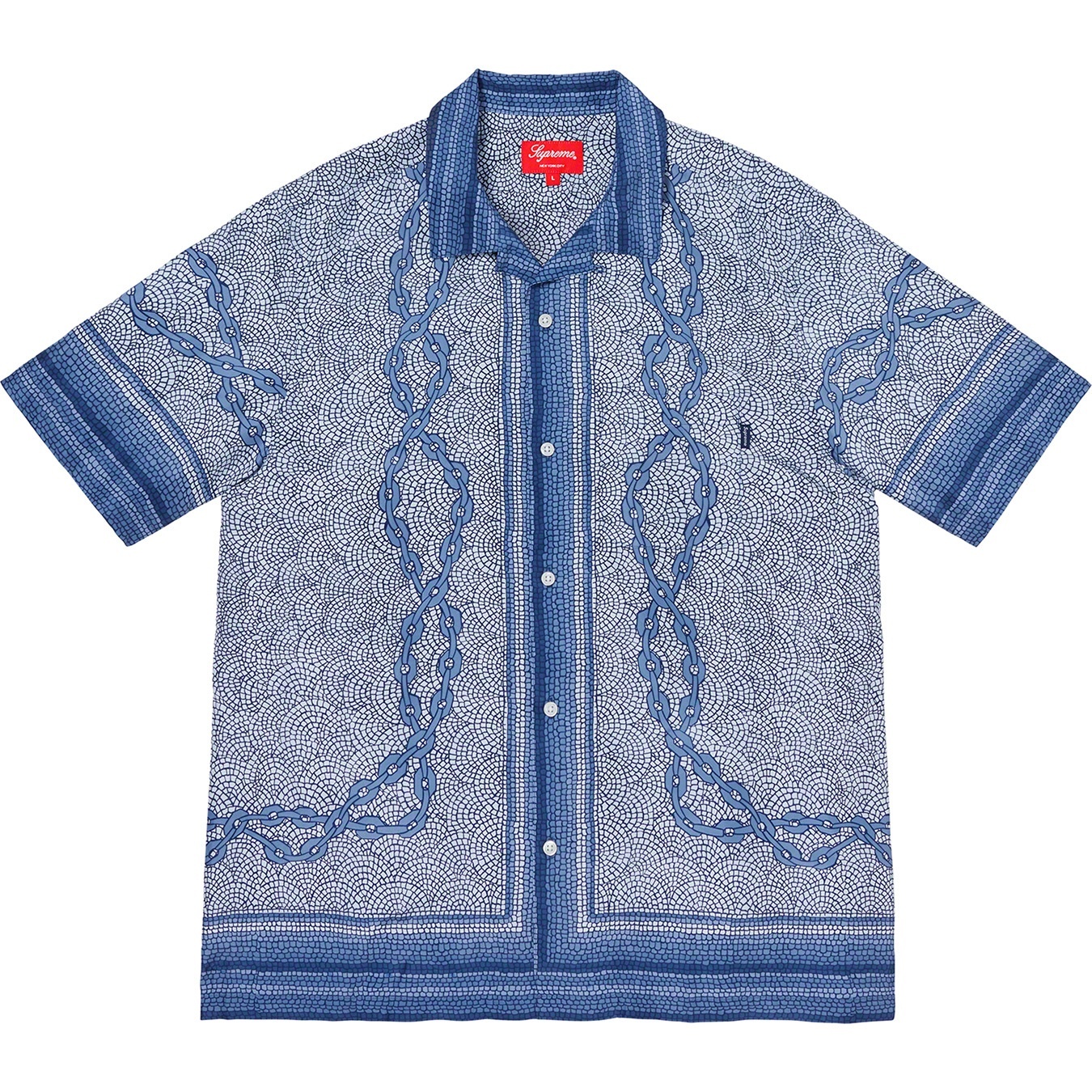 Mosaic Silk S/S Shirt view 8